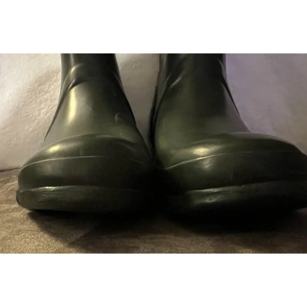 Hunter Men's Original Short Waterproof Rain Boots | Dark‎ Green | Size US 5